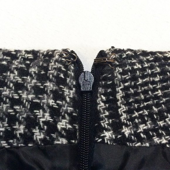 A-Line Wool Blend Pleated Mini Skirt XS *NWT* - Picture 7 of 9